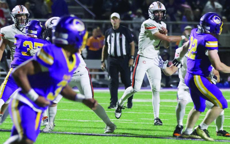 Roman Tucker makes a pass. Photos by Sylvia Danyele