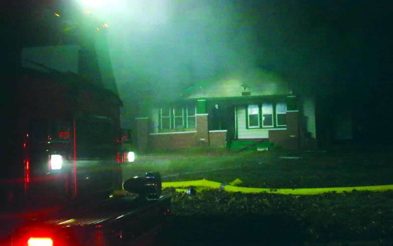 Broadway house burns