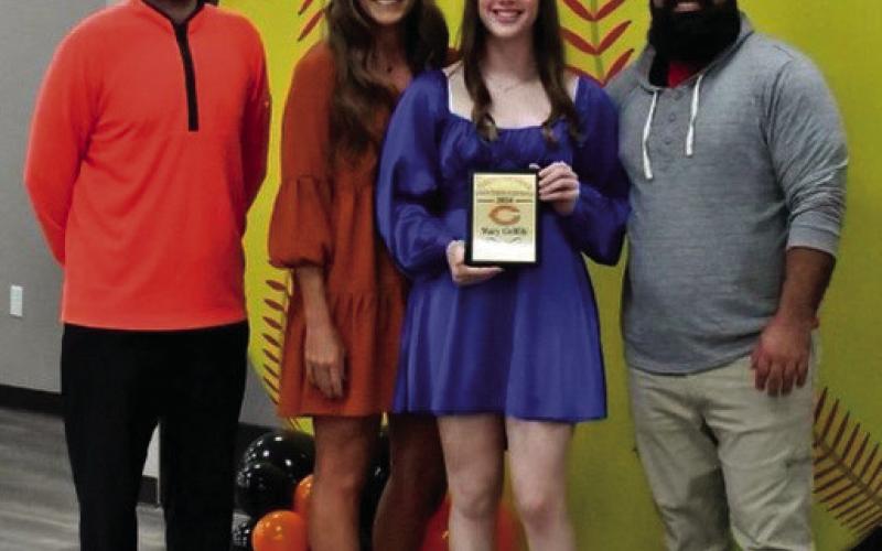 Macy Griffith was named CHS pitcher of the year.