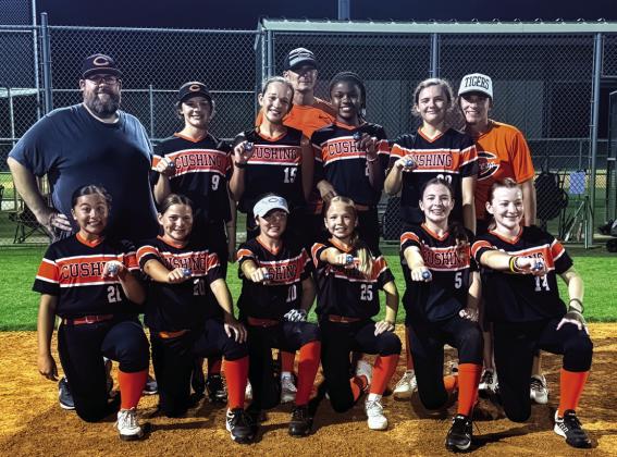 Zero. That is how many runs were scored against the Cushing Lady Tigers 12U Softball team this season, while they scored 176 runs against their opponents over 14 games. Needless to say, these girls dominated the 12U league and came away champions.