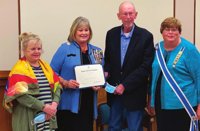 Kalka honored by Daughters of the American Revolution