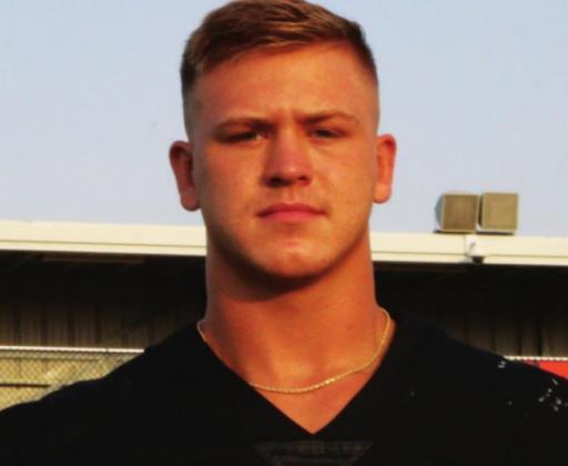 Cushing Tiger Haden Fry was named District 4A-2 overall player of the year for his eff orts on the field of play. Fry, a senior, plays middle linebacker and fullback for the Tigers.