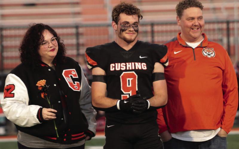 Football Player Conner Morlen, the son of Brian and Tiffany Morlen