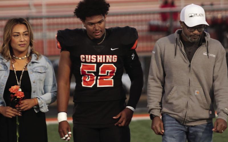 Football Player Lonnie Schuler III, the son of Lonnie and Shey Schuler and Paula Schuler