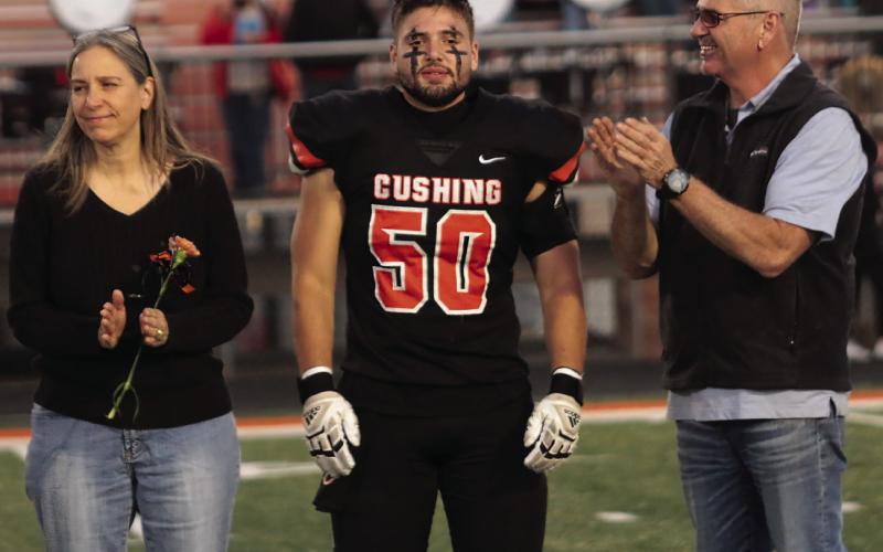Football Player and Band Member Nathan Walborn, the son of Richard and Bonnie Walborn