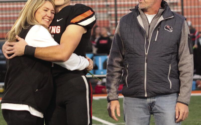 Football Player Brady Matheson, the son of Dennis and Christy Matheson