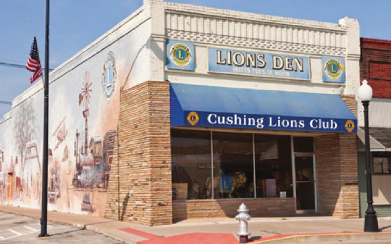 Lions Club eyeglass box spruced up
