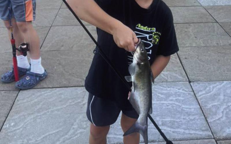 Baker May (6) caught at Keystone Harbor
