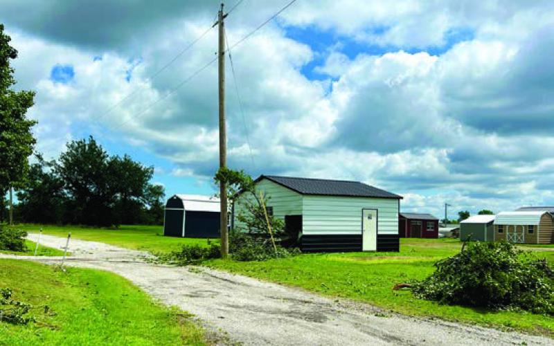 Cushing Storm Damage