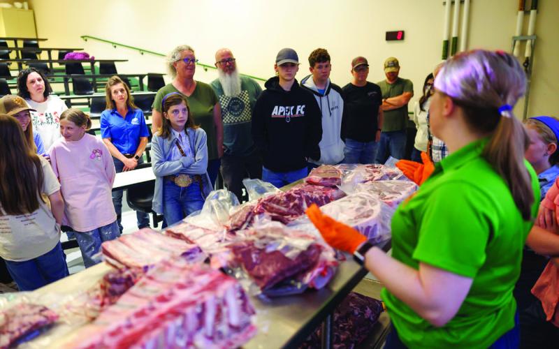 The Payne County Hoof to Hook Youth Steer Feedout and Carcass Contest teaches participants about the entire beef production process— from raising a steer through feed efficiency, carcass evaluation, meat processing and understanding industry standards.