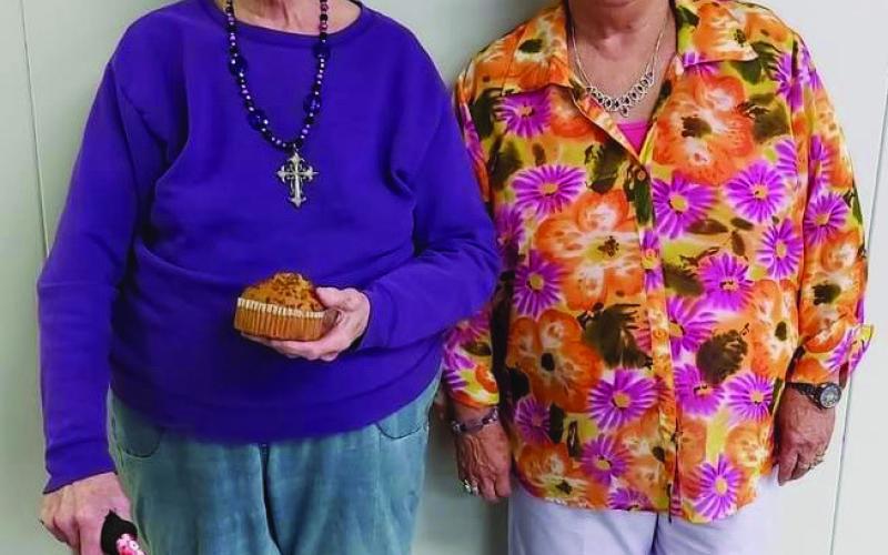 Happy Birthday to July born Cushing Senior Citizen Center patrons Teresa Skinner and Carol Arfman