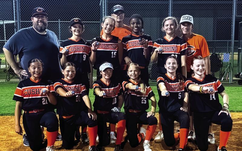 Zero. That is how many runs were scored against the Cushing Lady Tigers 12U Softball team this season, while they scored 176 runs against their opponents over 14 games. Needless to say, these girls dominated the 12U league and came away champions.