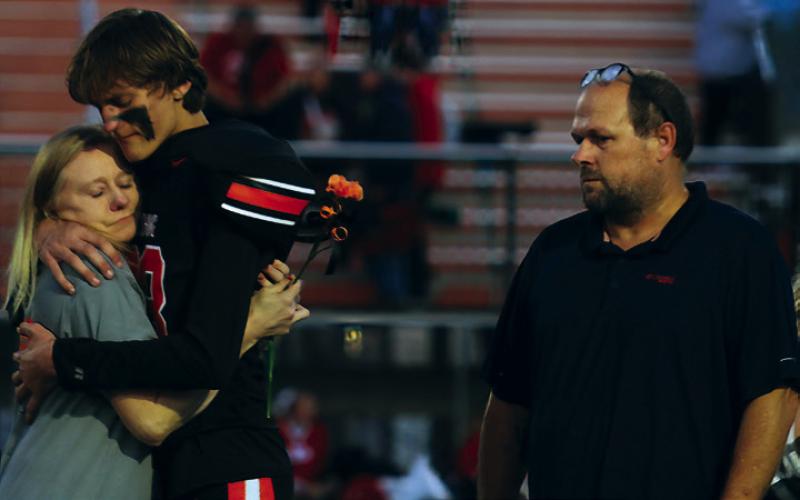 Football Player Dagan Wilkerson, the son of Roy and Kimberly Wilkerson; a teacher who has impacted Dagan is Mrs. Ailey