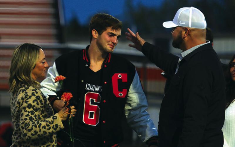 Football Player Max Wood, also the son of JR and Rachel Wood; a teacher who has impacted Max is Coach Rockwell