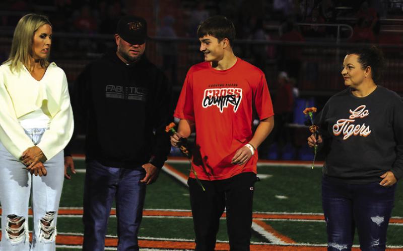 Cross Country Runner Iziah Tusler, the son of Robert and Gentry Tusler and Laura Green; his advice to younger runners is “Learn from your mistakes.”