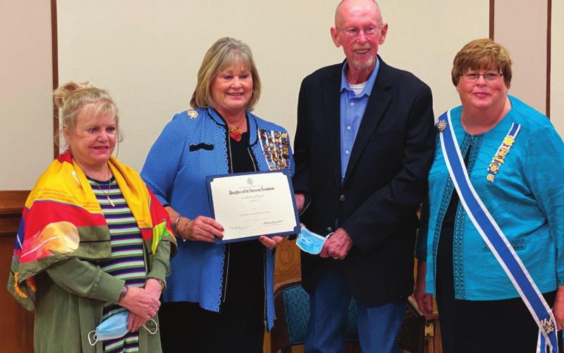 Kalka honored by Daughters of the American Revolution