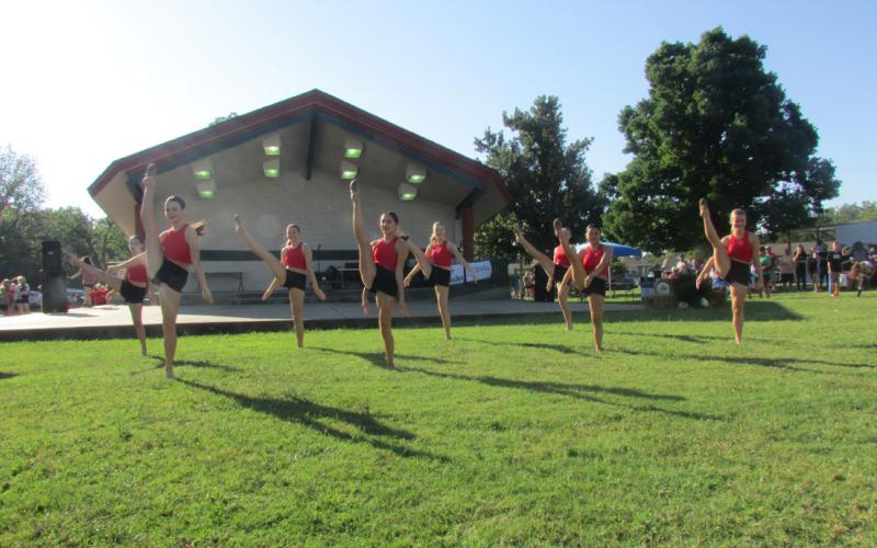 A Festival in the Park Dance Star Production group really stepped up their performance game during the event that was held on Saturday, Sept. 30.