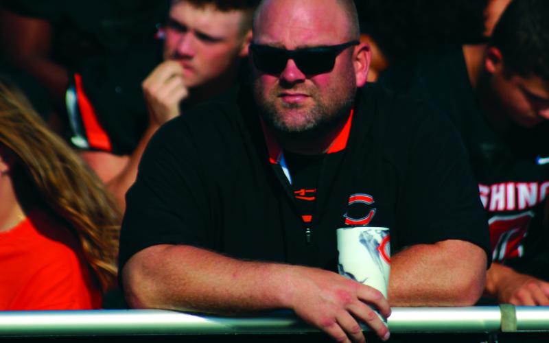 Tiger head coach Rusty Morgan. Photo by J.D. Meisner.