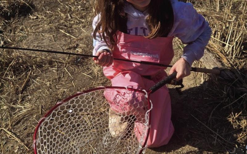 Grey Sanger with a trout caught at the Blue River. Share your photos with us on Facebook.