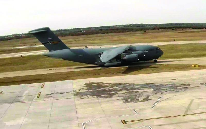 The C-17 is from the incident on Saturday.