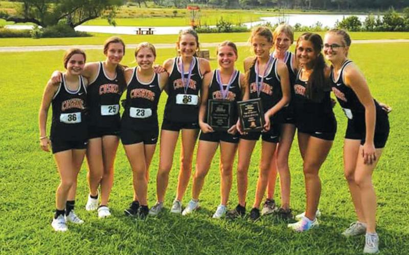 Cushing Cross Country boys and girls take conference titles