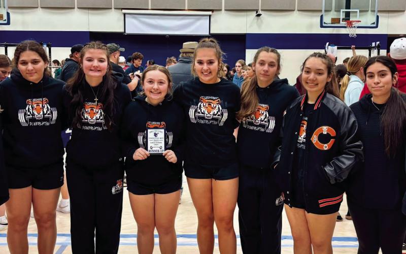 HS- Avery Dooley, Averi Harper, Avalee Lidberg, Zoie Ledgerwood, Faith Kessler, Matti Terrell, Kelsi Monroe, Zyliene Kubena, Kyli Bittle