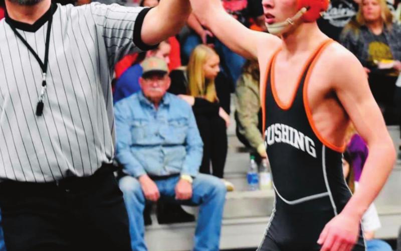 Johnny Leverich claimed fourth place in state competition at 106 lbs.