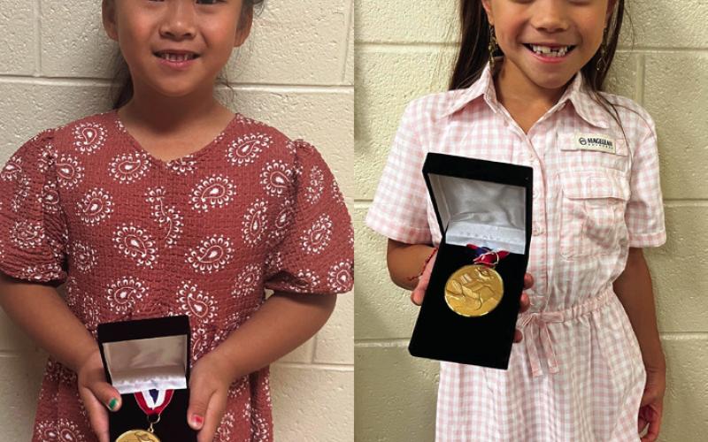 Cushing pupils place in penmanship