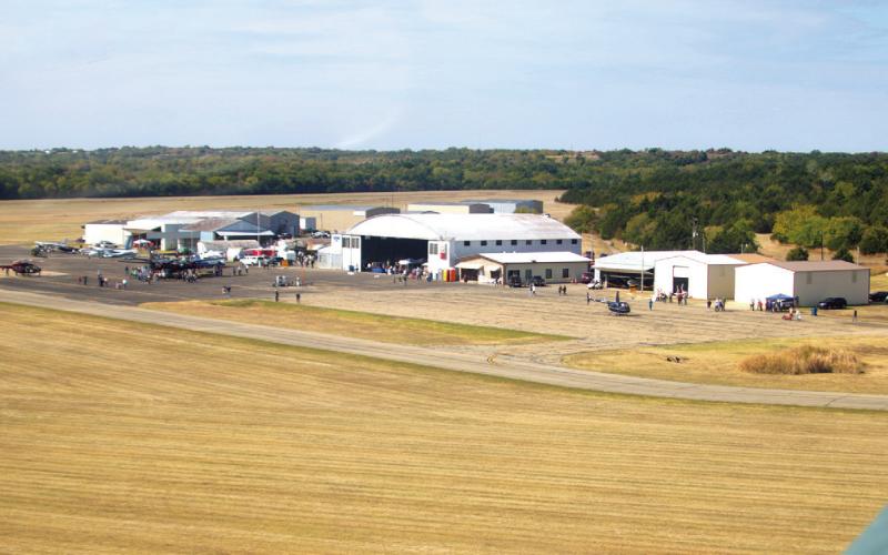 Cushing Municipal Airport. Photo by J.D. Meisner