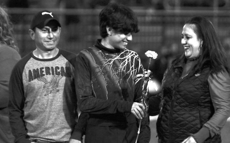 Band Member Joshua Villasenor, the son of Efrain and Mayra Villaseno.