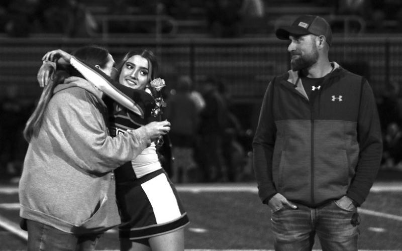 Cheerleader Hailey Morgan , the daughter of Andrew and Kimberly Morgan
