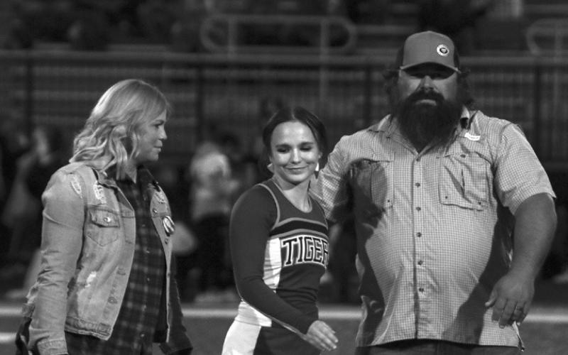 Cheerleader Madi Osborn, the daughter of Phillip and Lesa Osborn