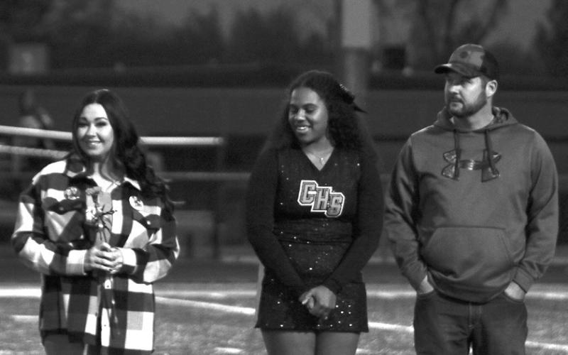 Dance Team Member Peyton Wood, the daughter of Charlie and Vicki Wood