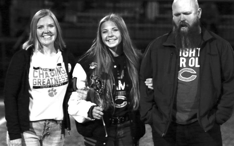 Cross Country Runner Madelyn Chesnut, the daughter of Jody and Misty Chesnut
