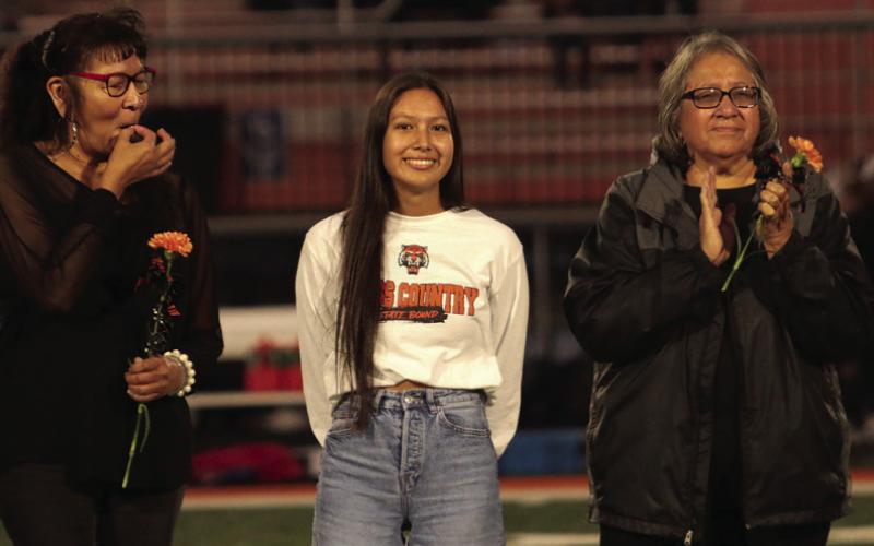 Cross Country Runner Morgan Franklin, the daughter of Lori Franklin and the granddaughter of Debbie Franklin