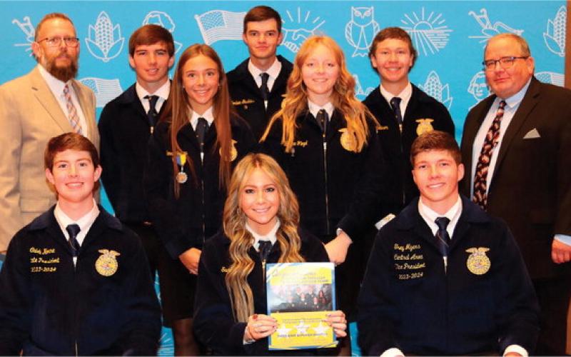 Cushing FFA officers participate in COLT conference