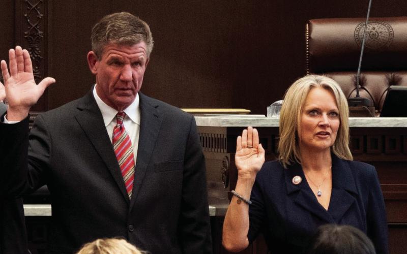 Dr. Randy Grellner takes Senate oath of offi ce