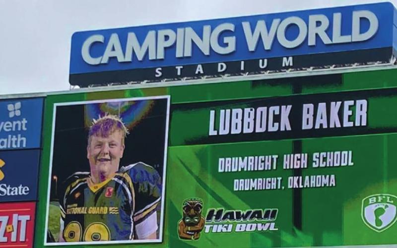 Drumright High School student plays in Tiki Bowl