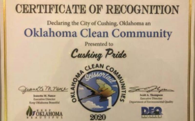 Cushing Pride Honored at Commission meeting