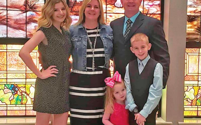 Jennifer Blankenship’s family includes her daughter Hannah, 16; Jennifer; daughter Chloe,4; husband Chris; and son Tyler,12.