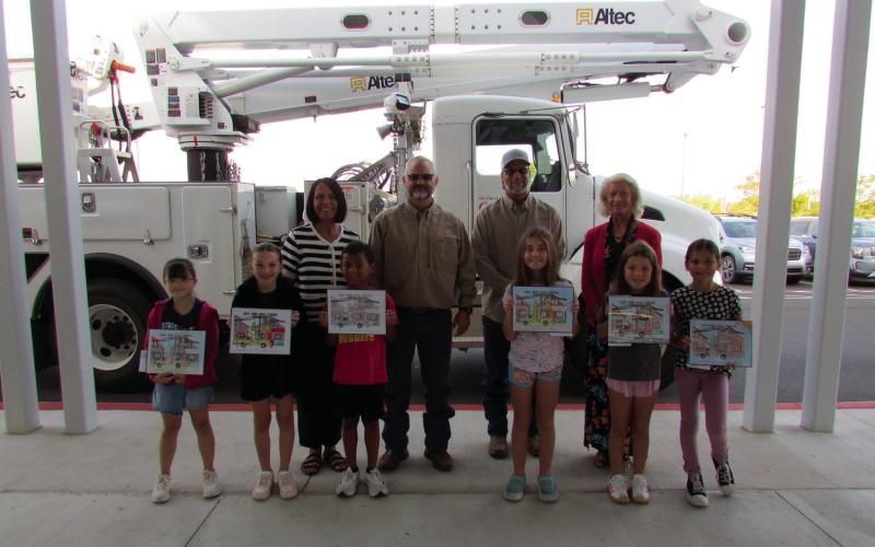 The City of Cushing electrical distribution team