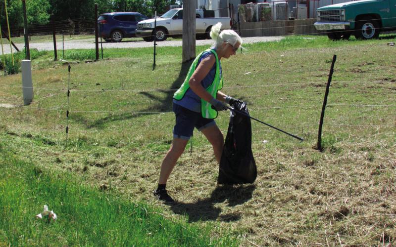 Beyond her career in education, Nancy Dowell was an active member of the community volunteering her time in a number of ways including picking up trash during the 2024 Great American Clean Up event.
