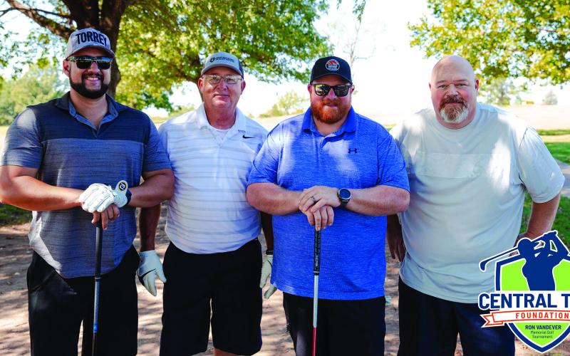 MV Purchasing Team 2 won 1st place in the morning A flight with (L-R) – Kyle Wright, Kip Swaggart, Tom Bybee, and Kerry Ools.