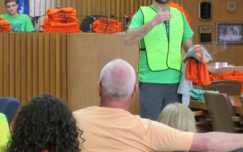 City of Cushing Chairman B.J. Roberson,