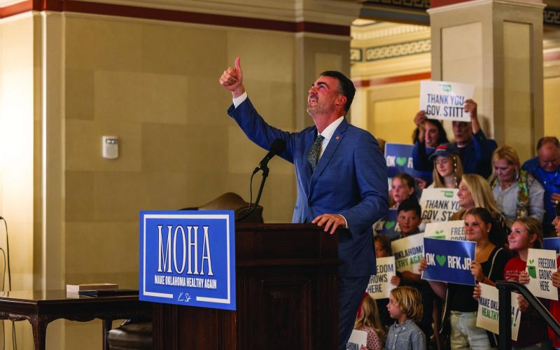 Stitt at MOHA launch