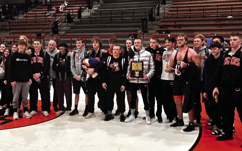 Tiger wrestlers dominate Tulsa 7 Conference meet