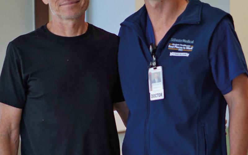 Rick Padgett says he's grateful to Dr. Nathan Rademaker from Stillwater Urology Specialists for helping him live the adventurous life he loves.