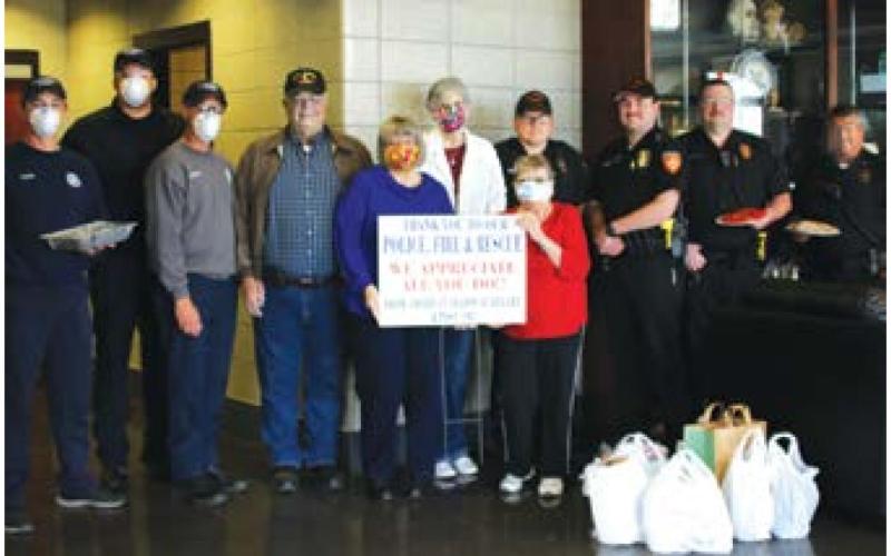 American Legion feeds Cushing Police and Fire