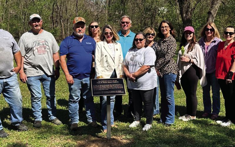 Nature Preserve plaque revealed to honor retired