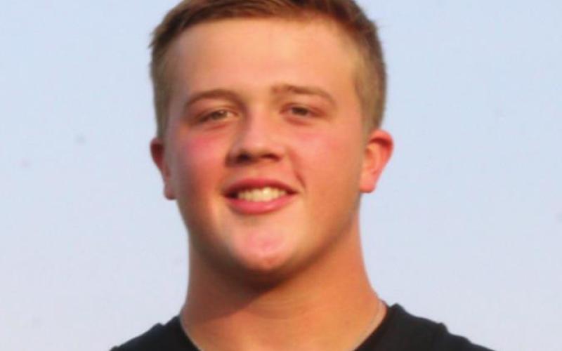 Senior lineman Gunner Evans was named to the first team defensive line. A senior, Evans distinguished himself on both off ense and defense.